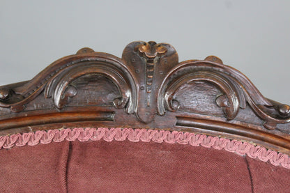 Antique Victorian Mahogany Settee - Kernow Furniture