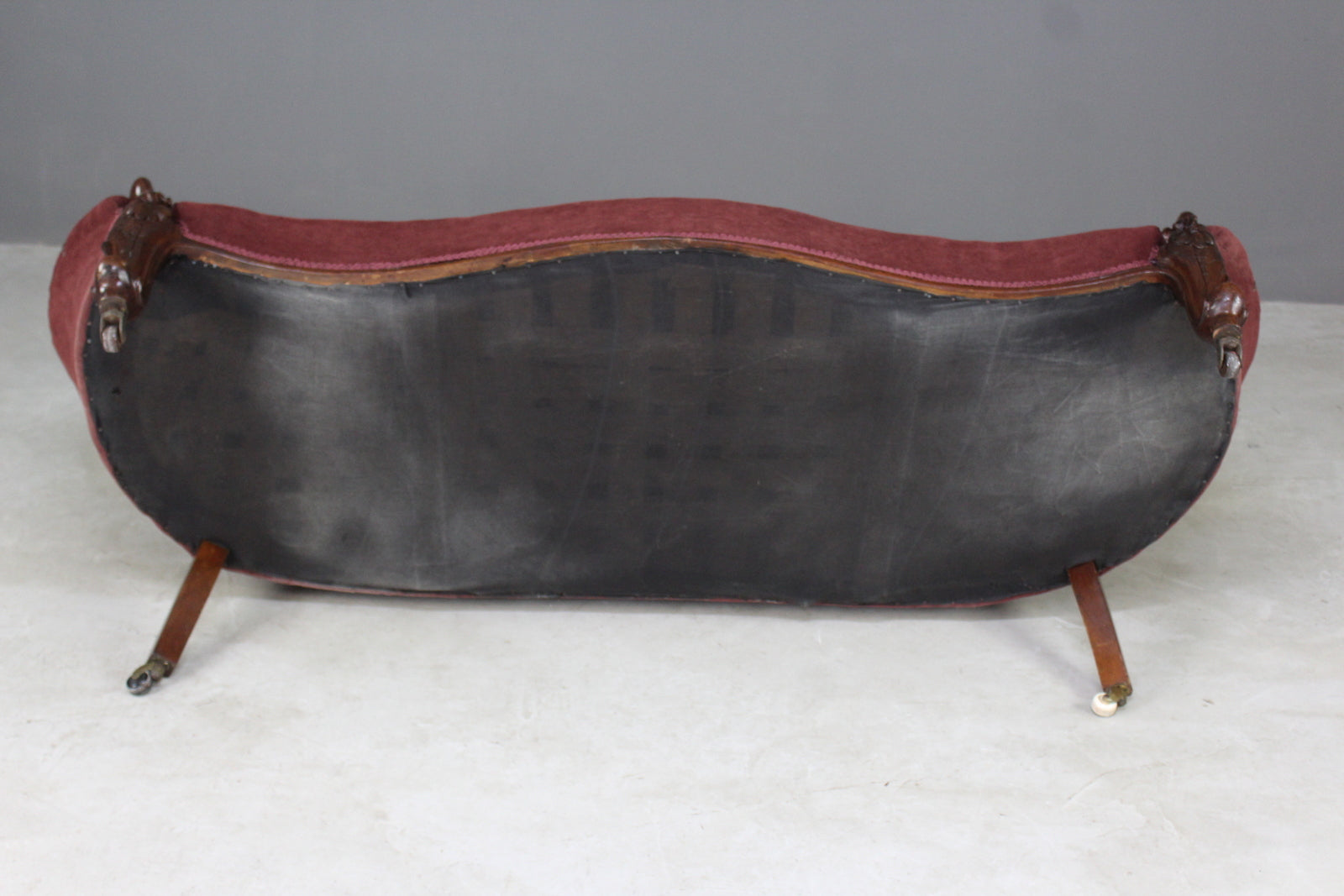 Antique Victorian Mahogany Settee - Kernow Furniture