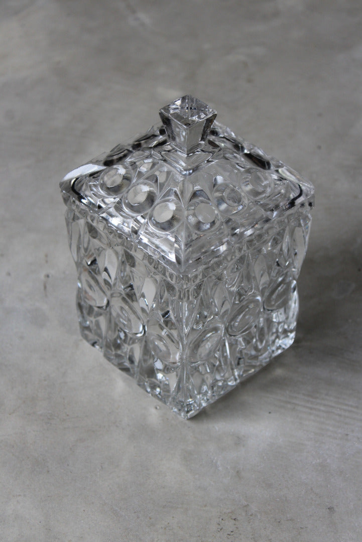 Square Glass Jar - Kernow Furniture