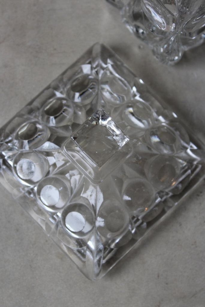 Square Glass Jar - Kernow Furniture