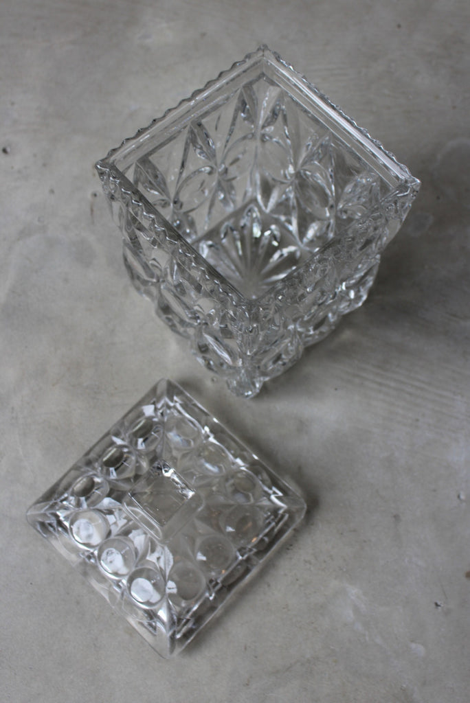 Square Glass Jar - Kernow Furniture