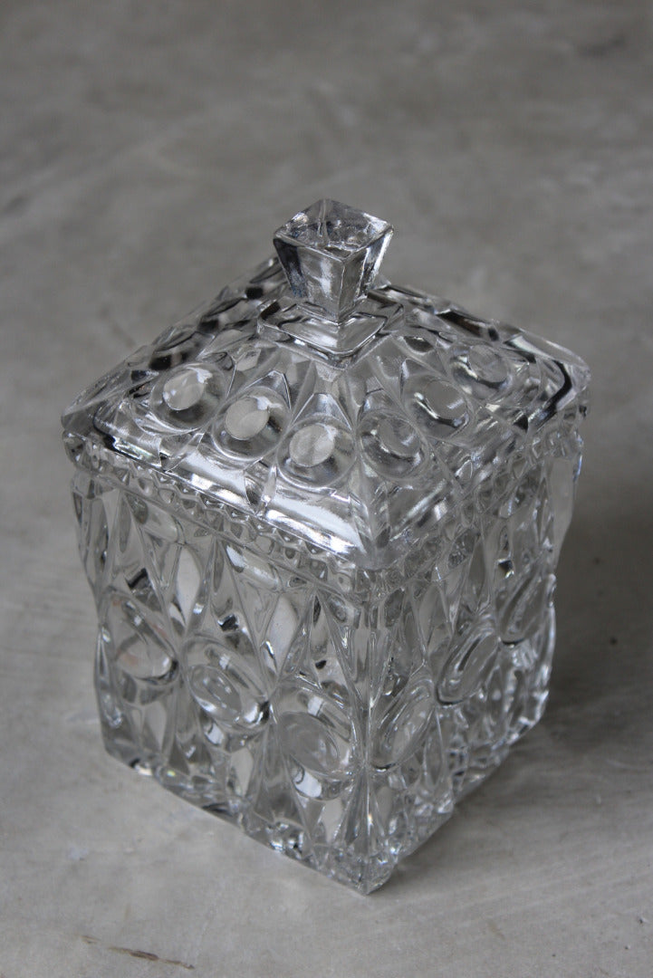 Square Glass Jar - Kernow Furniture