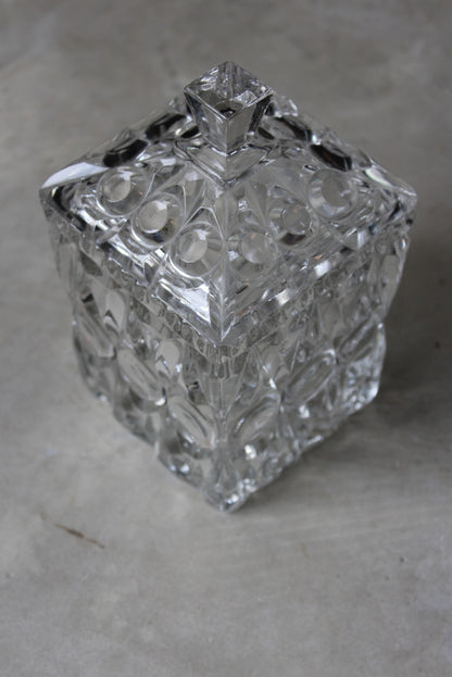 Square Glass Jar - Kernow Furniture