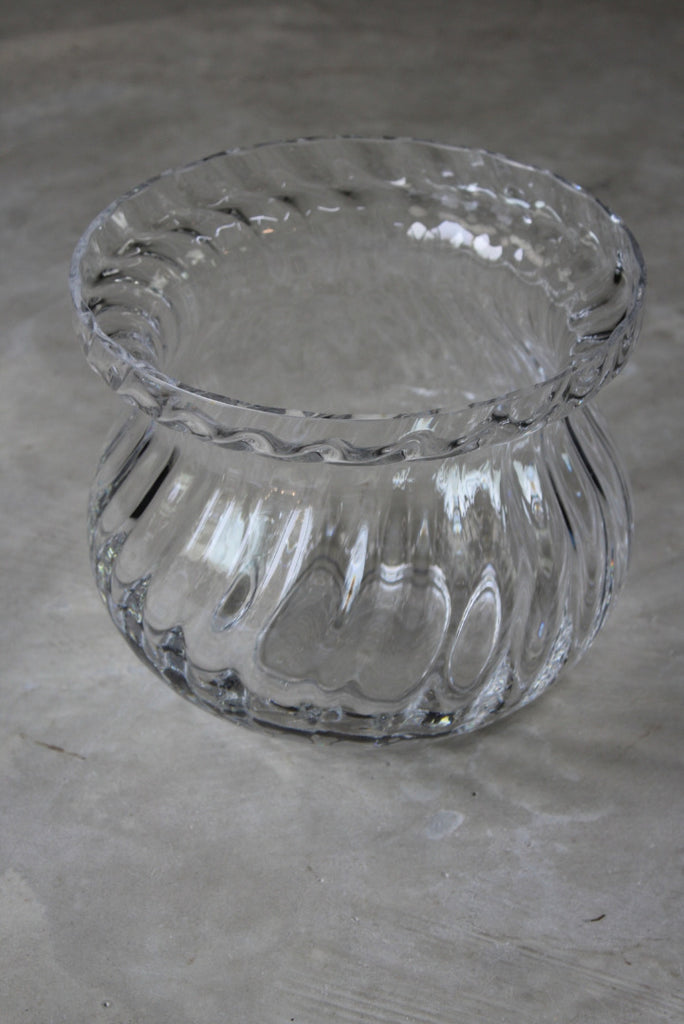 Large Glass Bowl Vase - Kernow Furniture