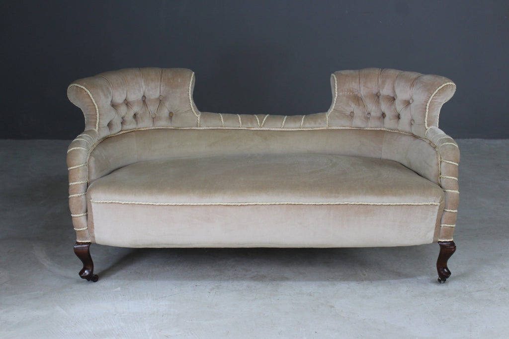 Victorian Scrolled End Sofa - Kernow Furniture