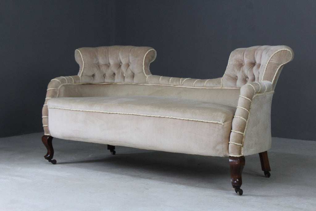 Victorian Scrolled End Sofa - Kernow Furniture