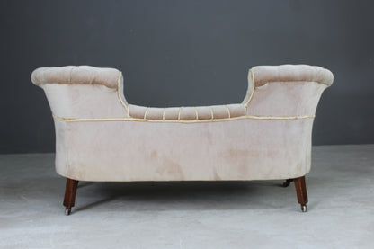 Victorian Scrolled End Sofa - Kernow Furniture