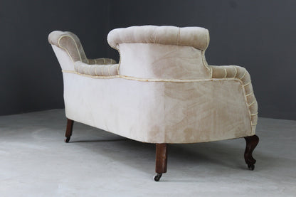 Victorian Scrolled End Sofa - Kernow Furniture