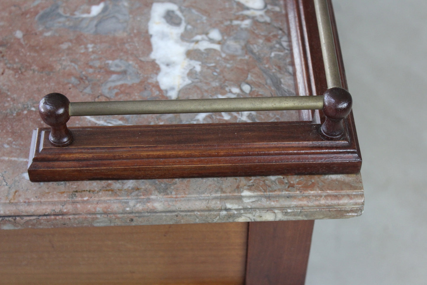 French Marble Top Side Table - Kernow Furniture