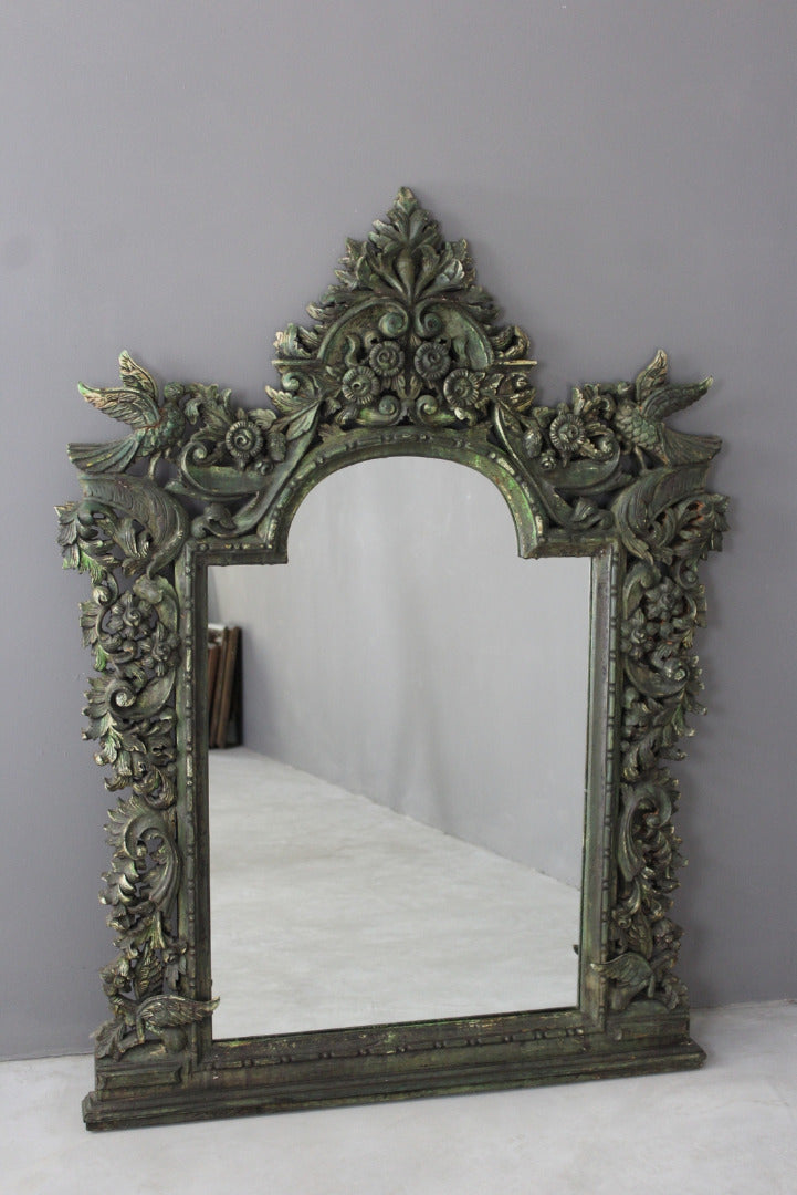 Large Ornate Wall Mirror - Kernow Furniture