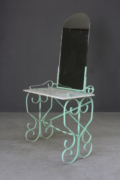 Vintage French Wrought Iron Washstand - Kernow Furniture