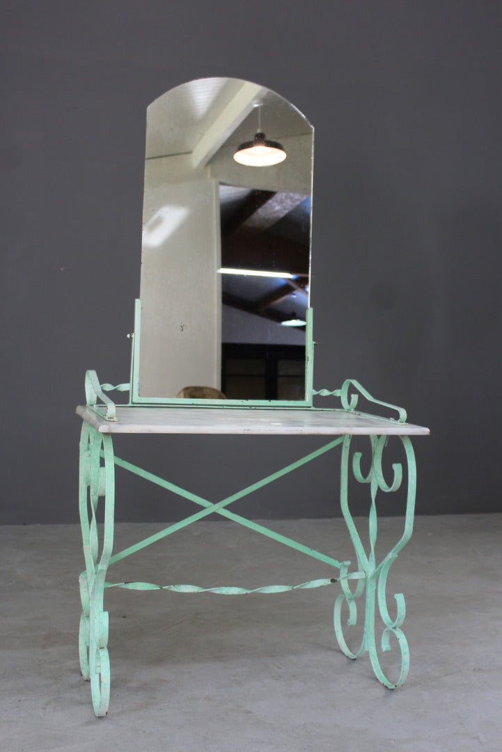 Vintage French Wrought Iron Washstand - Kernow Furniture