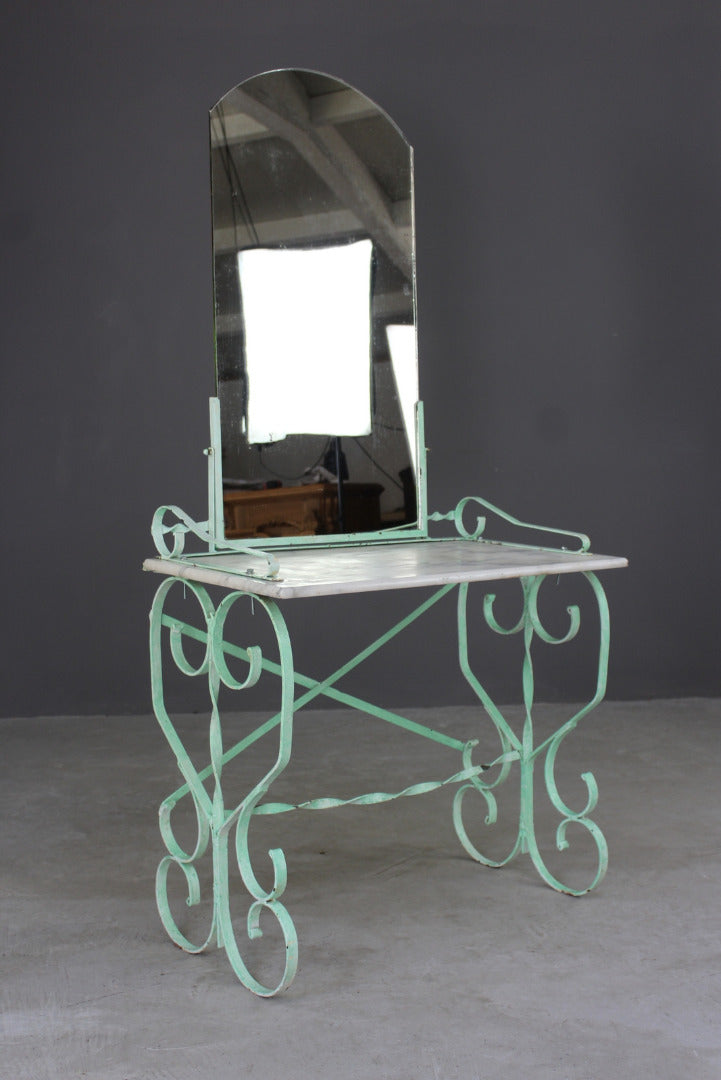 Vintage French Wrought Iron Washstand - Kernow Furniture