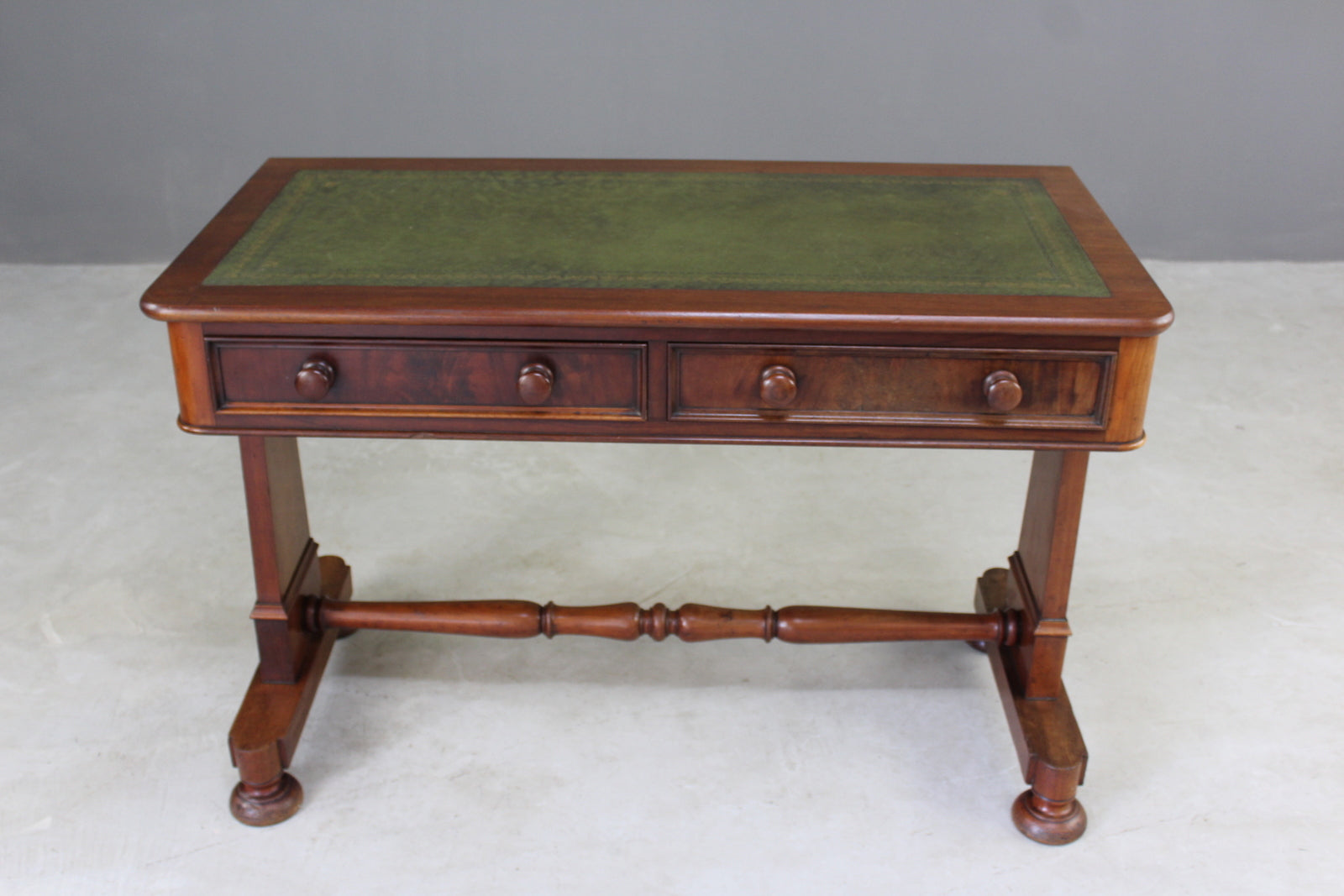 Antique Victorian Mahogany Writing Table - Kernow Furniture