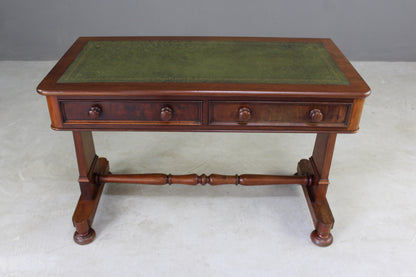 Antique Victorian Mahogany Writing Table - Kernow Furniture