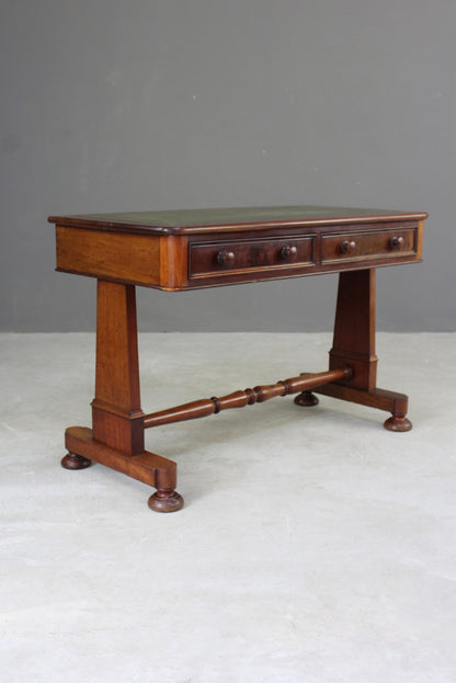 Antique Victorian Mahogany Writing Table - Kernow Furniture