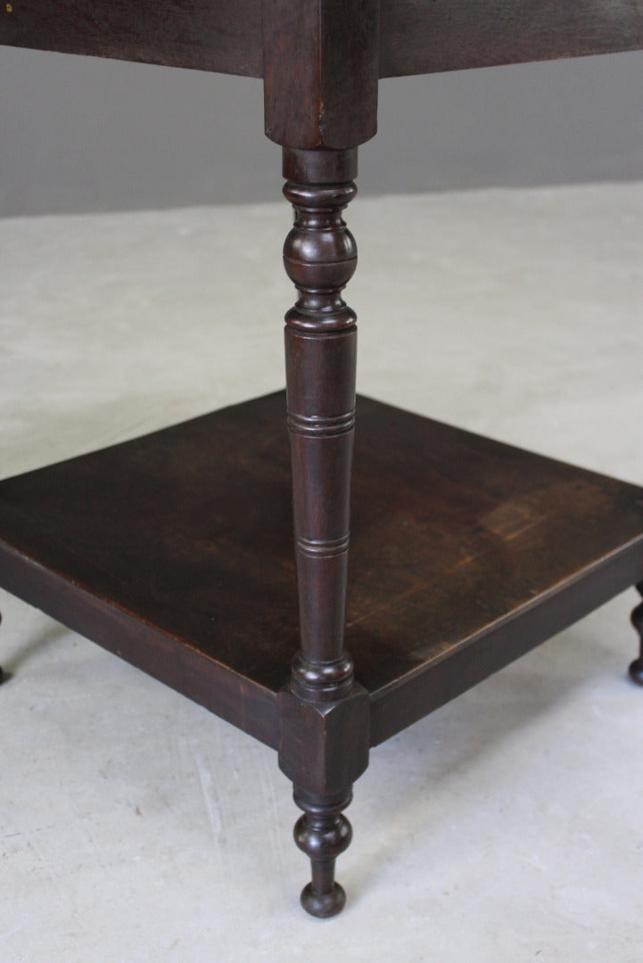 Carved Square Occasional Table - Kernow Furniture