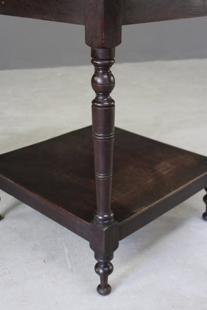 Carved Square Occasional Table - Kernow Furniture