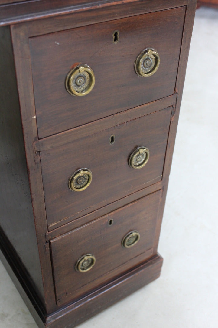 Georgian Mahogany Tambour Desk - Kernow Furniture