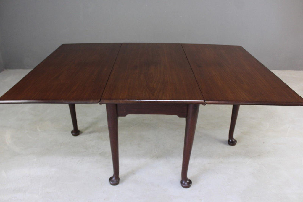 George III Mahogany Drop Leaf Table - Kernow Furniture