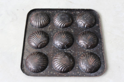 Vintage Shell Bun Tin - Kernow Furniture