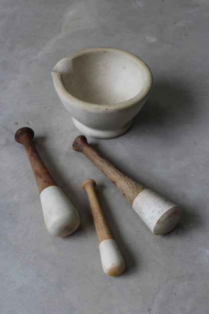 Vintage Pestle & Mortars - Kernow Furniture