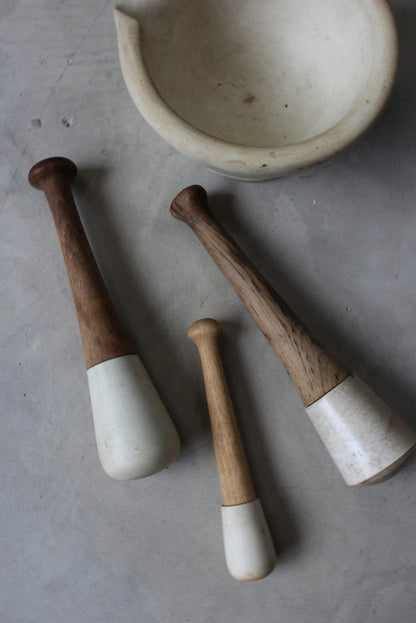 Vintage Pestle & Mortars - Kernow Furniture