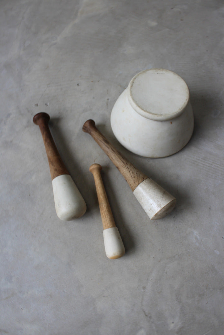 Vintage Pestle & Mortars - Kernow Furniture