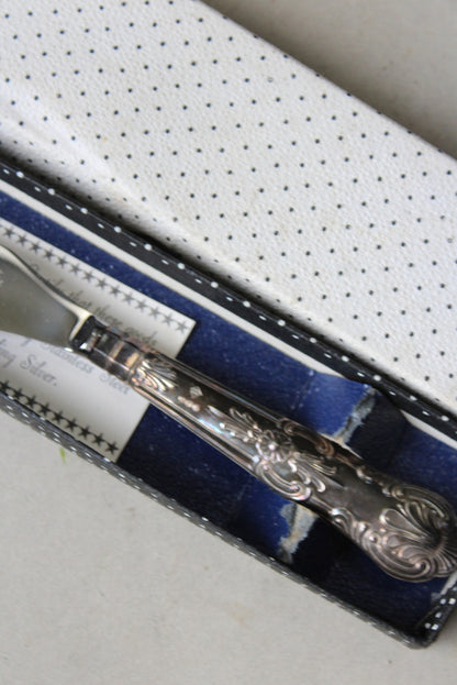 Harrison Brothers Silver Butter Spreader - Kernow Furniture