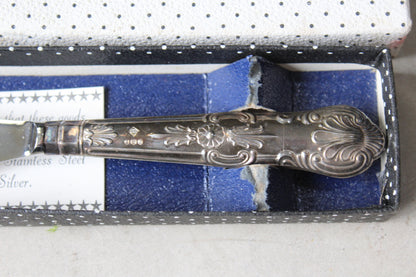 Harrison Brothers Silver Butter Spreader - Kernow Furniture
