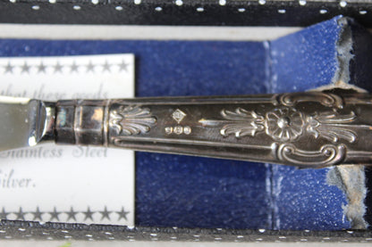 Harrison Brothers Silver Butter Spreader - Kernow Furniture