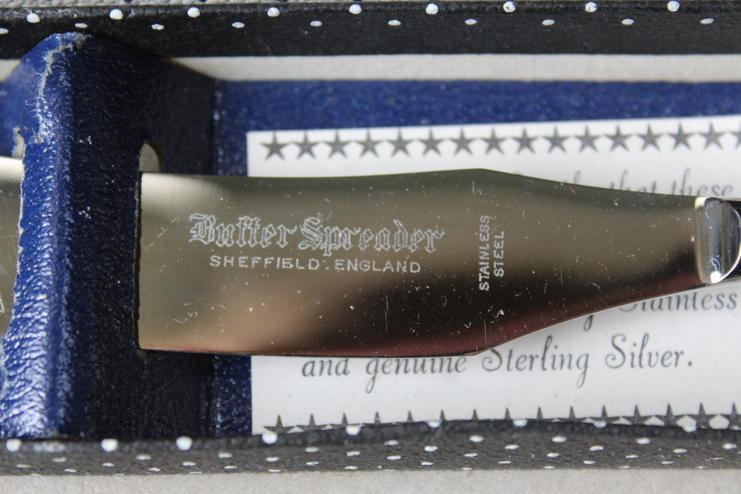 Harrison Brothers Silver Butter Spreader - Kernow Furniture