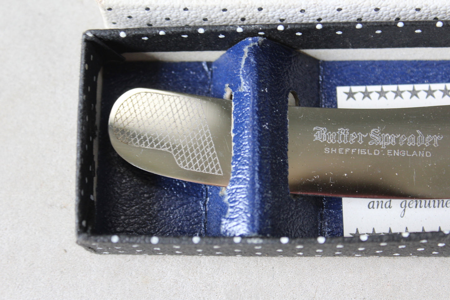 Harrison Brothers Silver Butter Spreader - Kernow Furniture