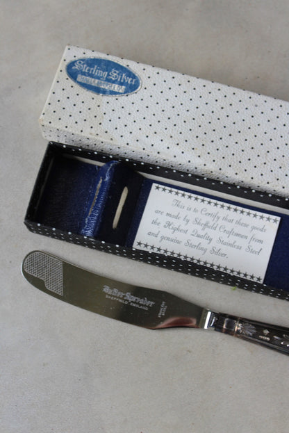 Harrison Brothers Silver Butter Spreader - Kernow Furniture