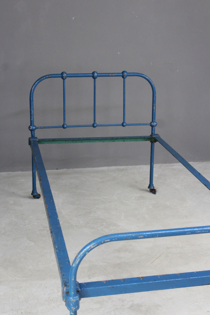 Antique Single Bed Frame - Kernow Furniture