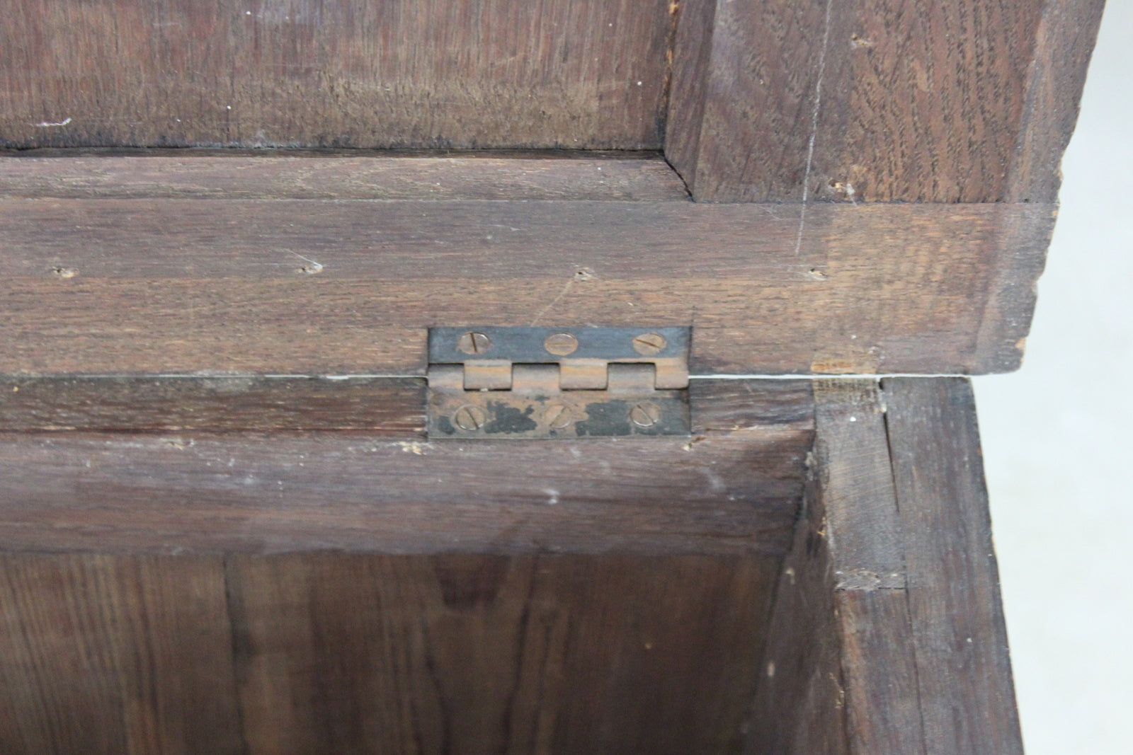 Antique Carved Coffer - Kernow Furniture