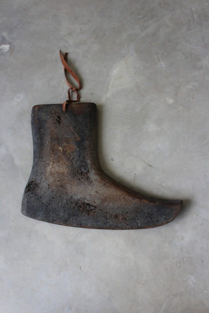 Antique Wooden Boot Form - Kernow Furniture