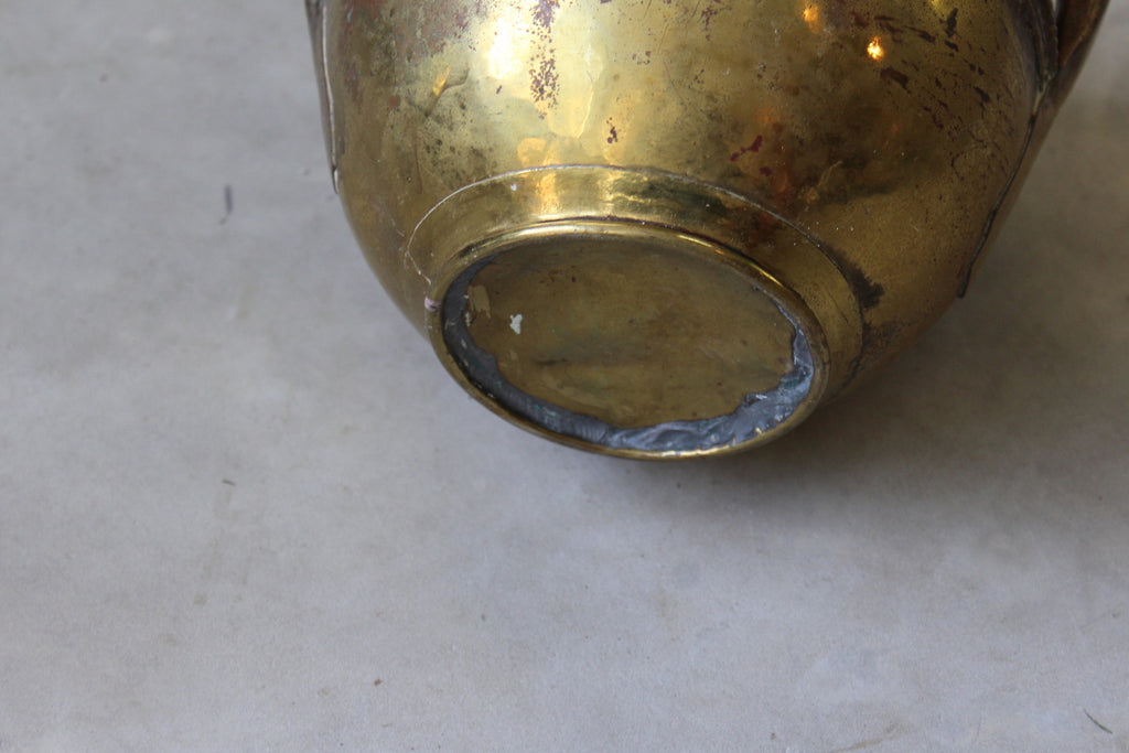 Eastern Brass Urn Vase - Kernow Furniture