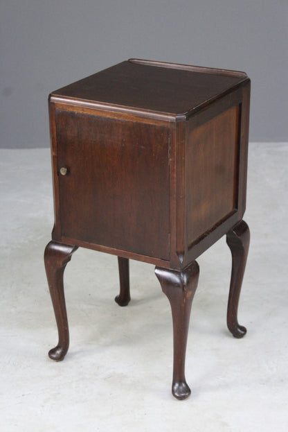 Vintage Mahogany Bedside Cabinet - Kernow Furniture