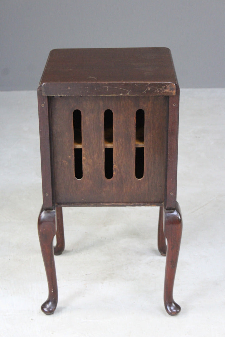 Vintage Mahogany Bedside Cabinet - Kernow Furniture