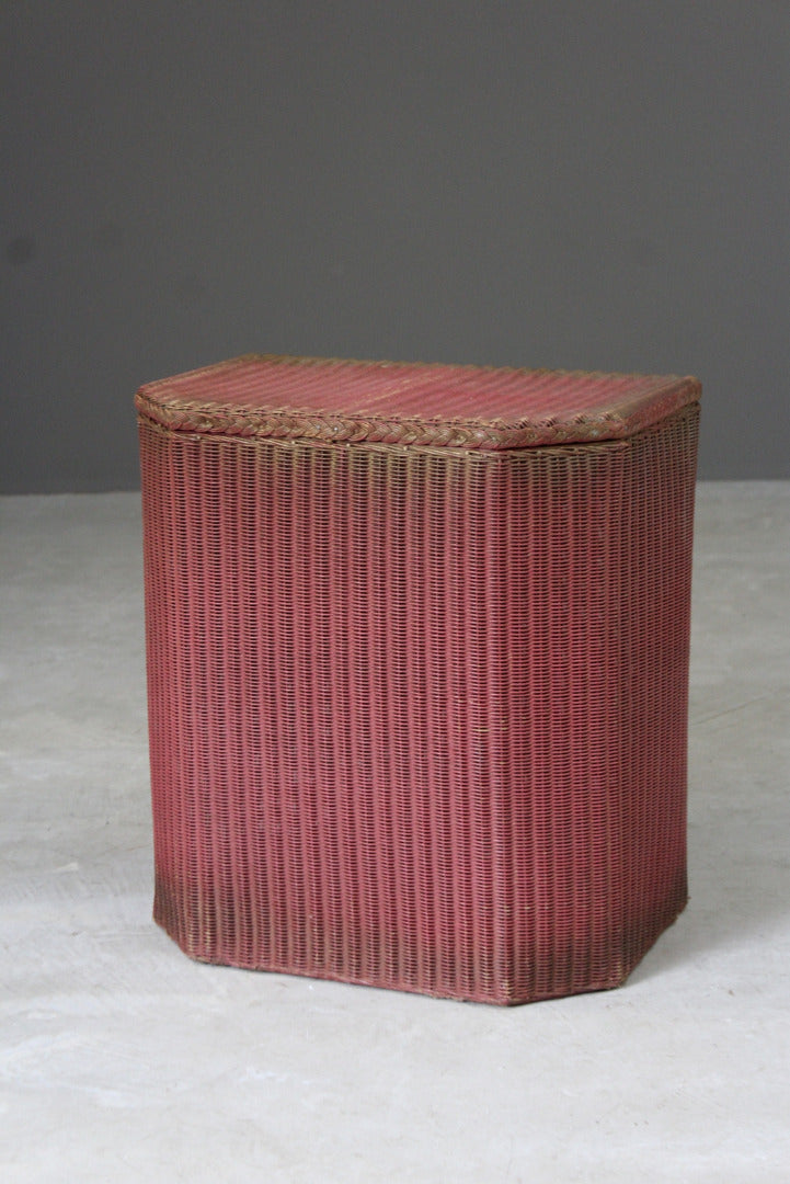 Pink Lusty Lloyd Loom Linen Basket - Kernow Furniture