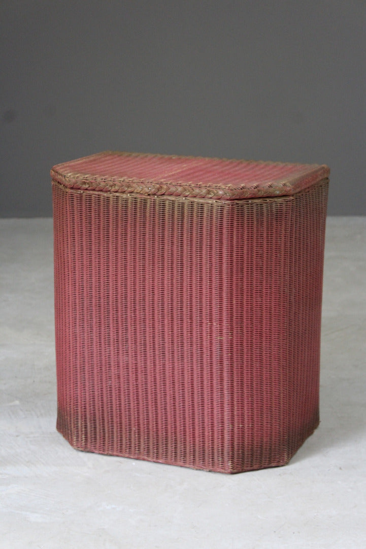 Pink Lusty Lloyd Loom Linen Basket - Kernow Furniture