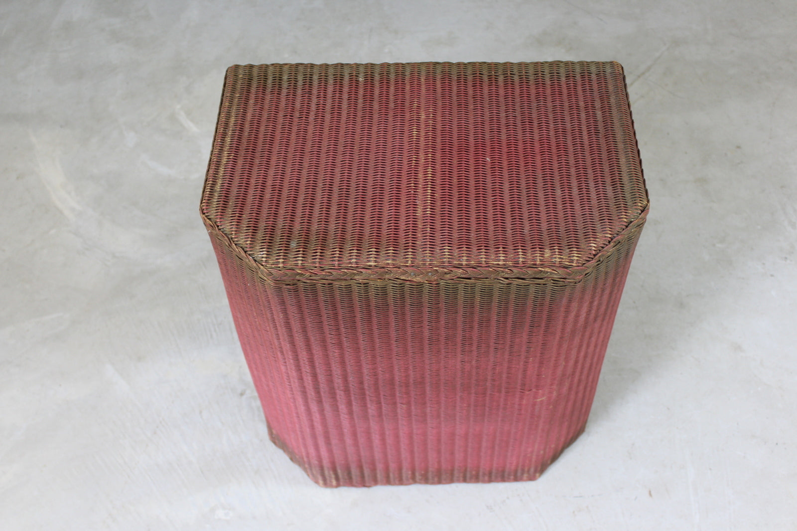 Pink Lusty Lloyd Loom Linen Basket - Kernow Furniture