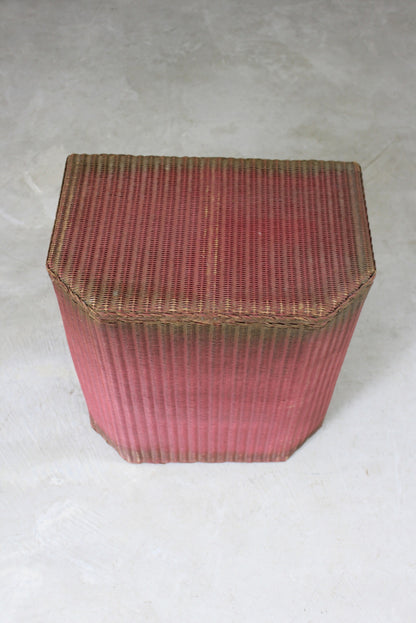 Pink Lusty Lloyd Loom Linen Basket - Kernow Furniture