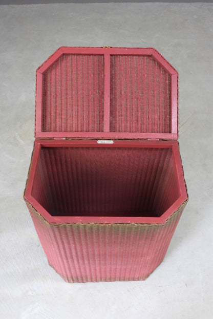 Pink Lusty Lloyd Loom Linen Basket - Kernow Furniture