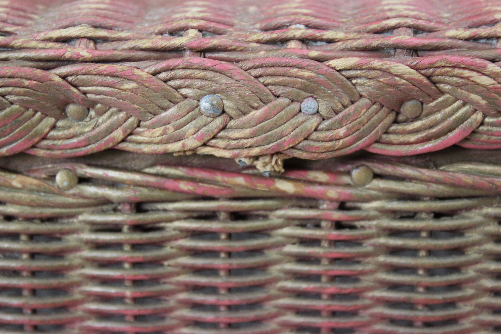 Pink Lusty Lloyd Loom Linen Basket - Kernow Furniture