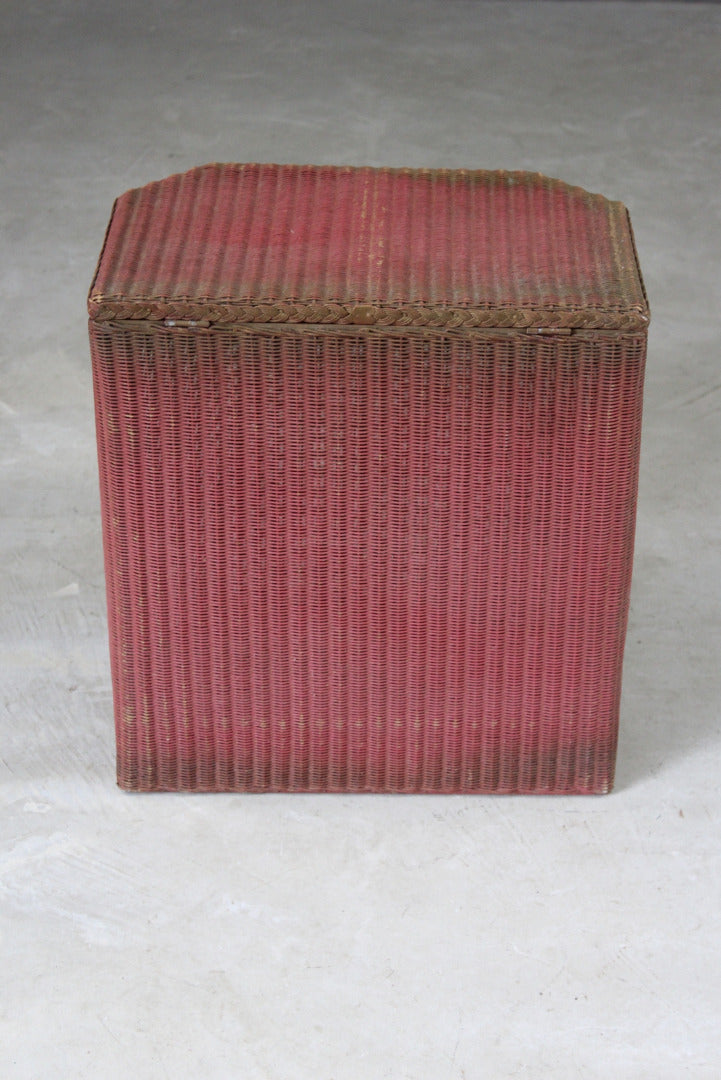 Pink Lusty Lloyd Loom Linen Basket - Kernow Furniture