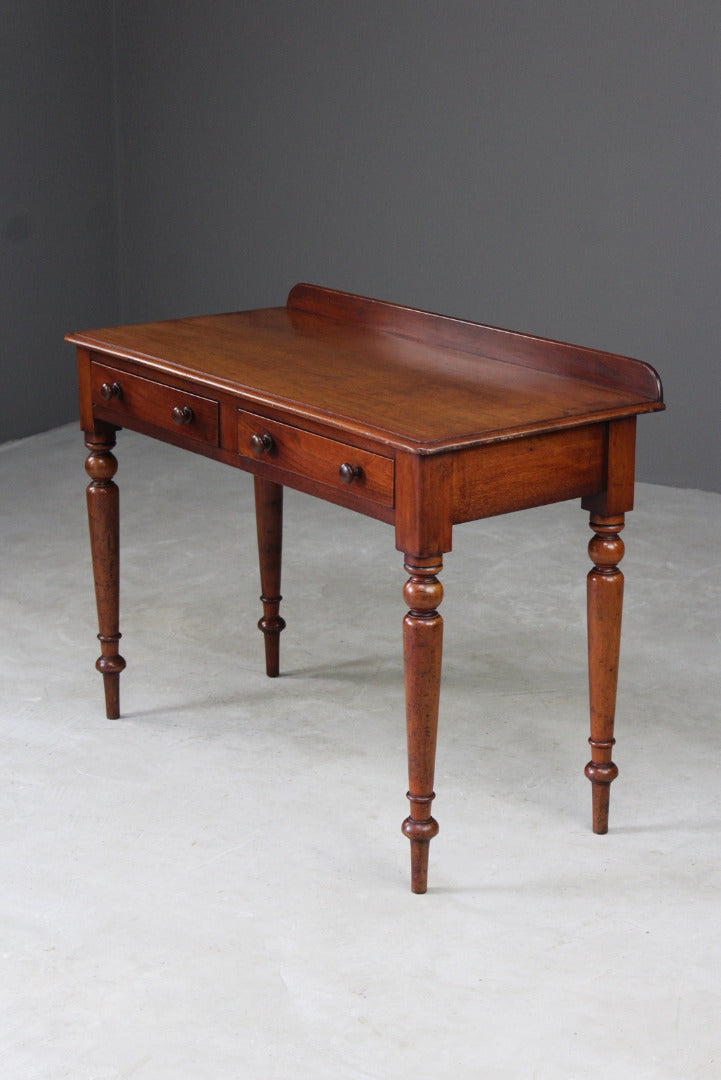 Victorian Mahogany Writing Table - Kernow Furniture