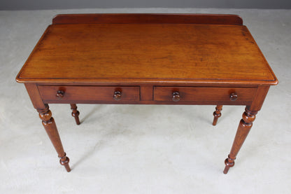 Victorian Mahogany Writing Table - Kernow Furniture