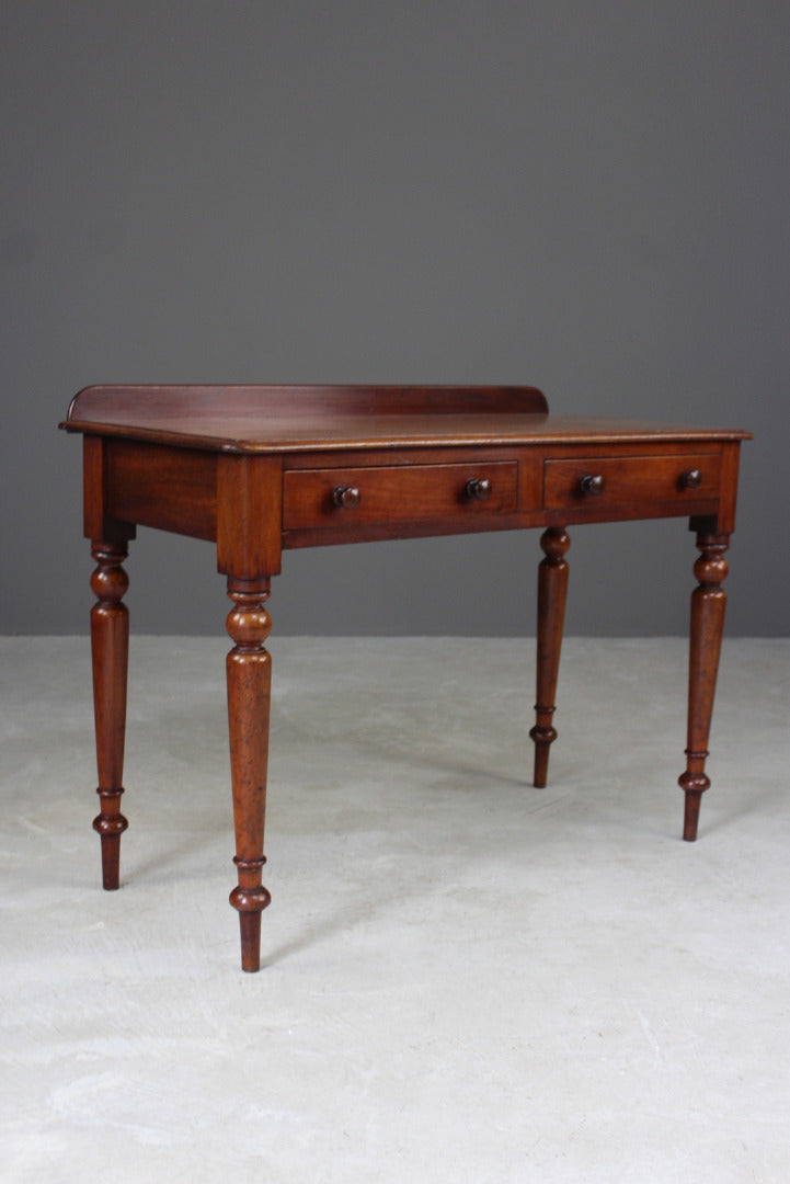 Victorian Mahogany Writing Table - Kernow Furniture